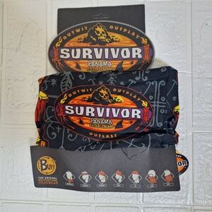 NWT BUFF Black Merge Survivor Panama Exile Island Gitanos Multifunctional Buff